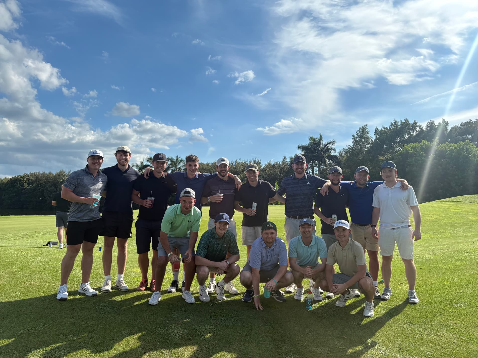Golf Bucks members together on the course